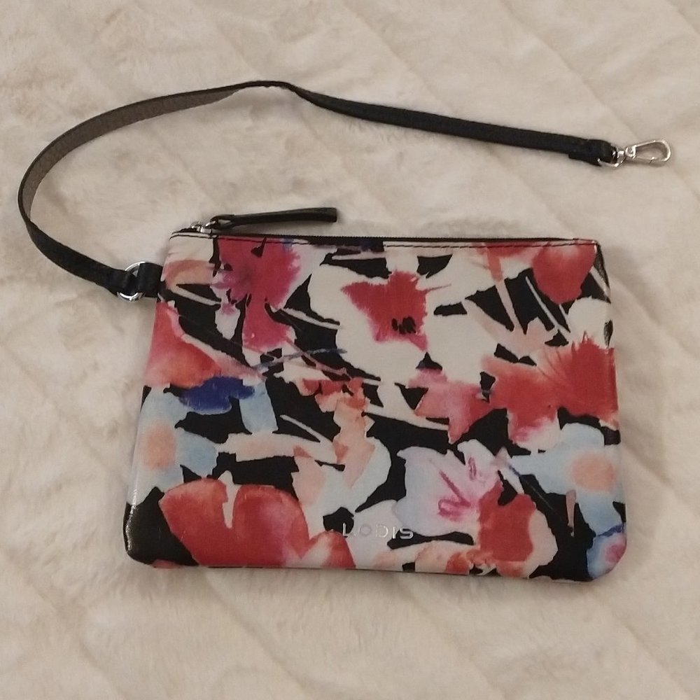 Lodis Floral Leather Wristlet - Picture 3 of 8